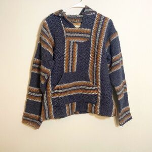 Baja Joe hooded pullover knit Size Small